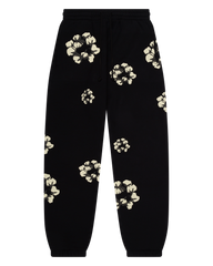 Cactus Tears Wreath Sweatpants Black