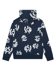 Bstroy Tears Zip Hoodie Blue