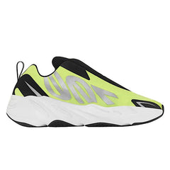 Adidas Yeezy Boost 700 MNVN Laceless Phosphor - Reflective Black Neoprene Slip-On Sneaker