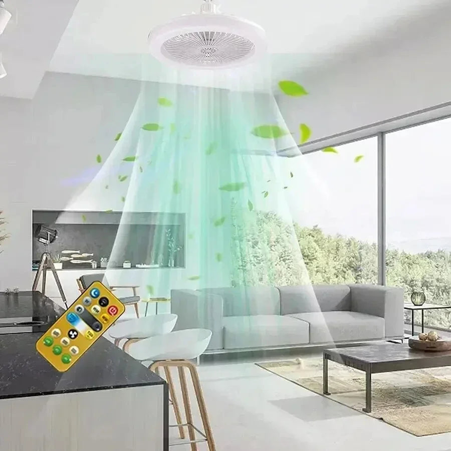 Smart Ceiling Fan with LED & Remote