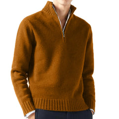 Autum Men Turtlenecks Sweaters Knitwear Pullovers Solid Color Long Sleeved Sweater Male Casual Daily Warm Coats