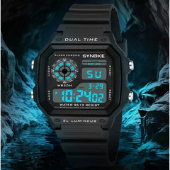 SYNOKE Military Digital Watches Men Sports Luminous Chronograph Waterproof Male Electronic Wrist Watches Relogio Masculino