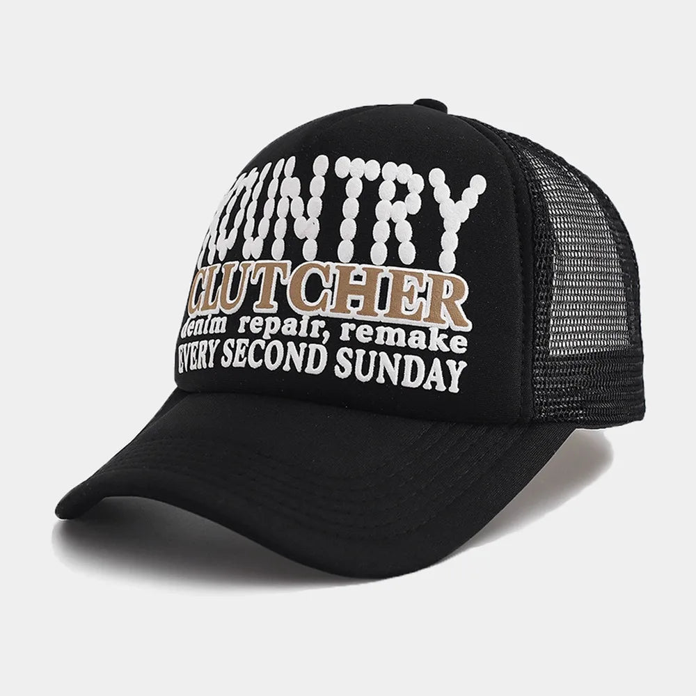 mesh breathable sun hats, outdoor truck driver hats