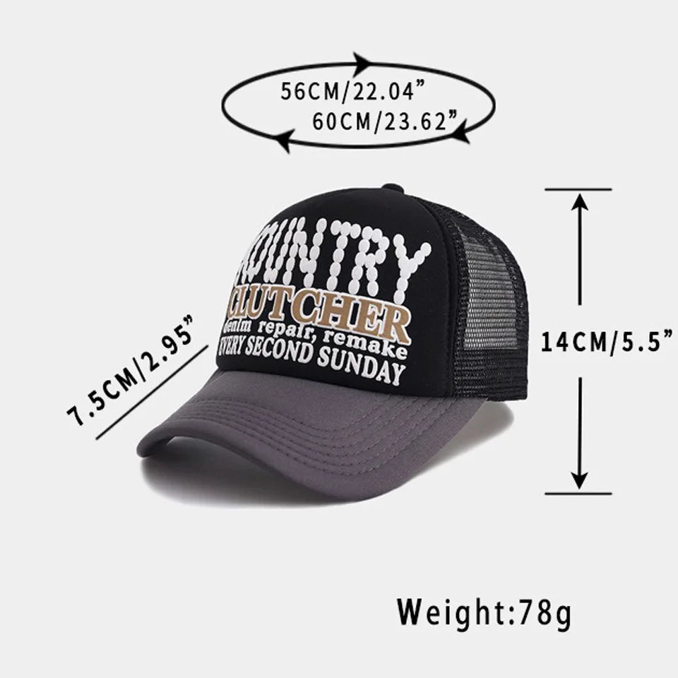 mesh breathable sun hats, outdoor truck driver hats