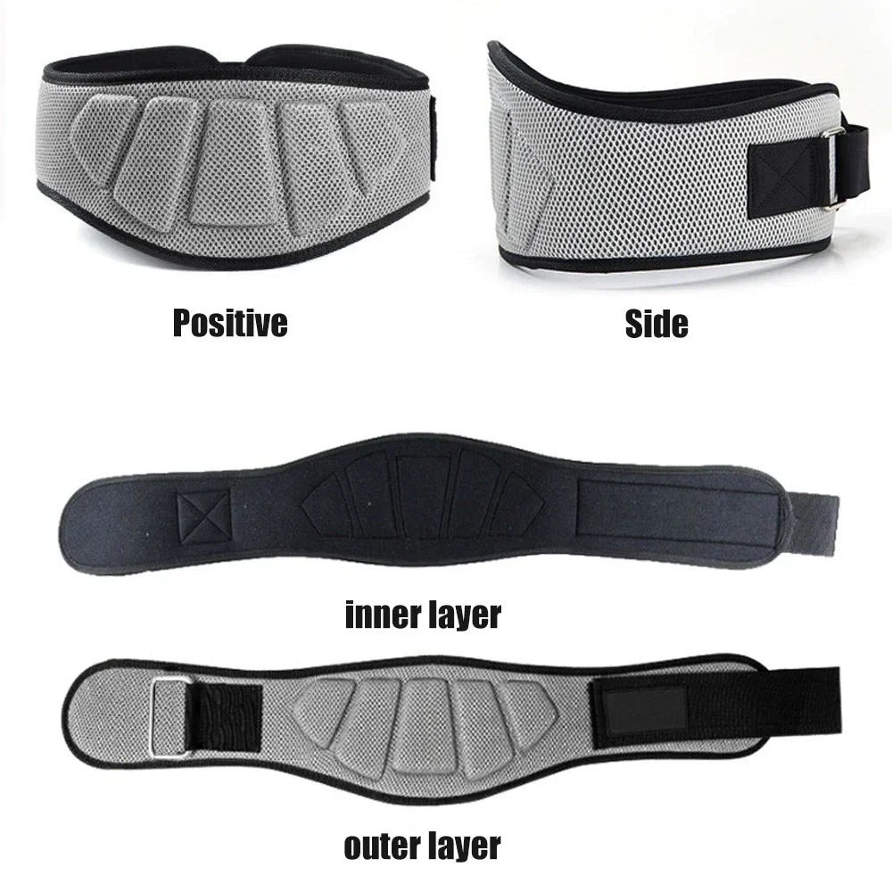 Professional Weightlifting Belt – Secure Waist Brace for Gym & Strength Trainin