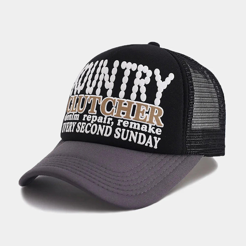 mesh breathable sun hats, outdoor truck driver hats