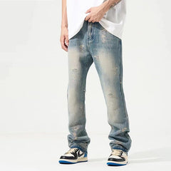 Blue Cotton Zipper Jeans™ – Comfort That Moves With You