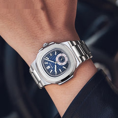SAMDA Silver Chrono™ – The Watch of the Modern Man