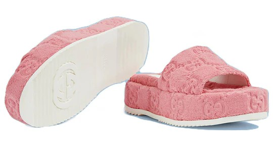 GUCCI PLATFOM SANDAL " Wild Rose "