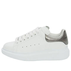(WMNS) Alexander McQueen Oversized Sneaker 'Bleach White Silver' 553770WHFBU9042 #