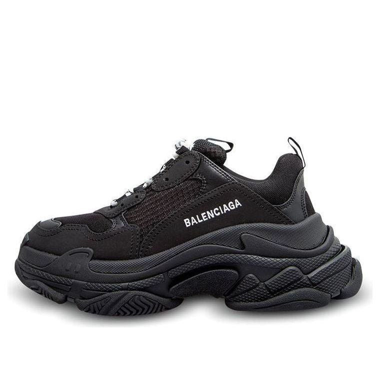 (WMNS) Balenciaga Triple S 'Black' 524036W2CA11000 #