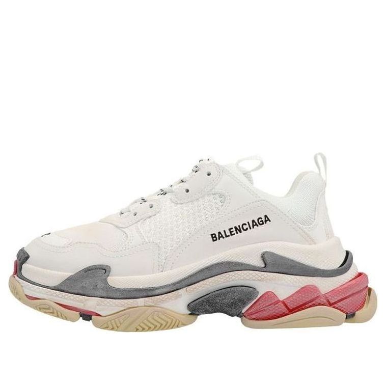 (WMNS) Balenciaga Triple S Chunky Sneaker White 524037W09OM9000 #