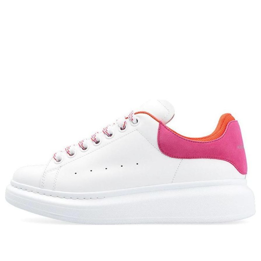 (WMNS) Alexander McQueen Oversized Low-Top Sneakers 'White Rose Pink' 697103WIBNH9858 #
