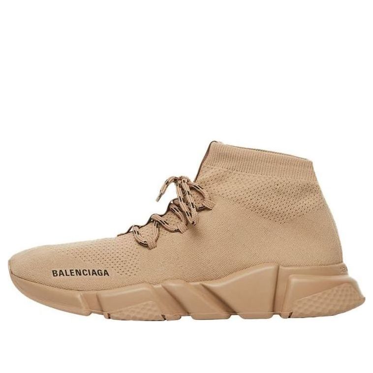 (WMNS) Balenciaga Speed Lace-Up Sports Shoes Beige 587284W17019710 #