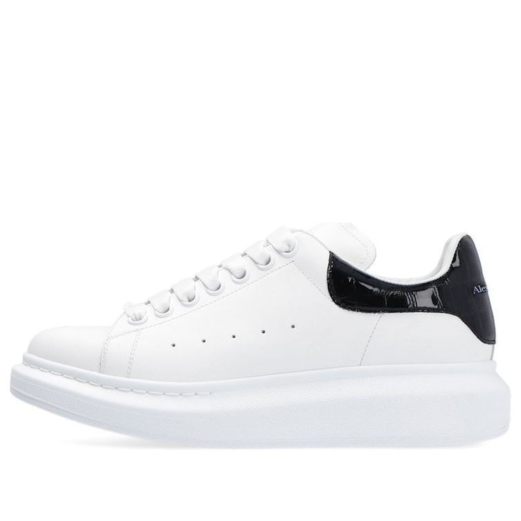 (WMNS) Alexander McQueen Oversized Sneaker 'White Black' 553770WHXMY9061 #