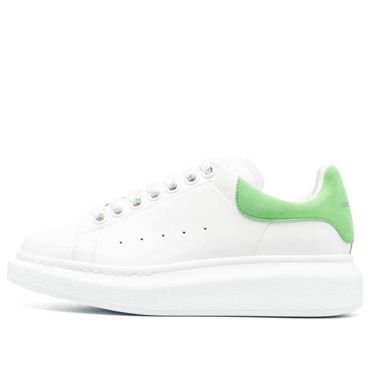 (WMNS) Alexander McQueen Oversized Shoes 'White Acid Green' 718139WHGP78964 #