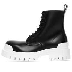 Balenciaga Strike Lace-Up Boot 'Black White' 589338WA9671090 #