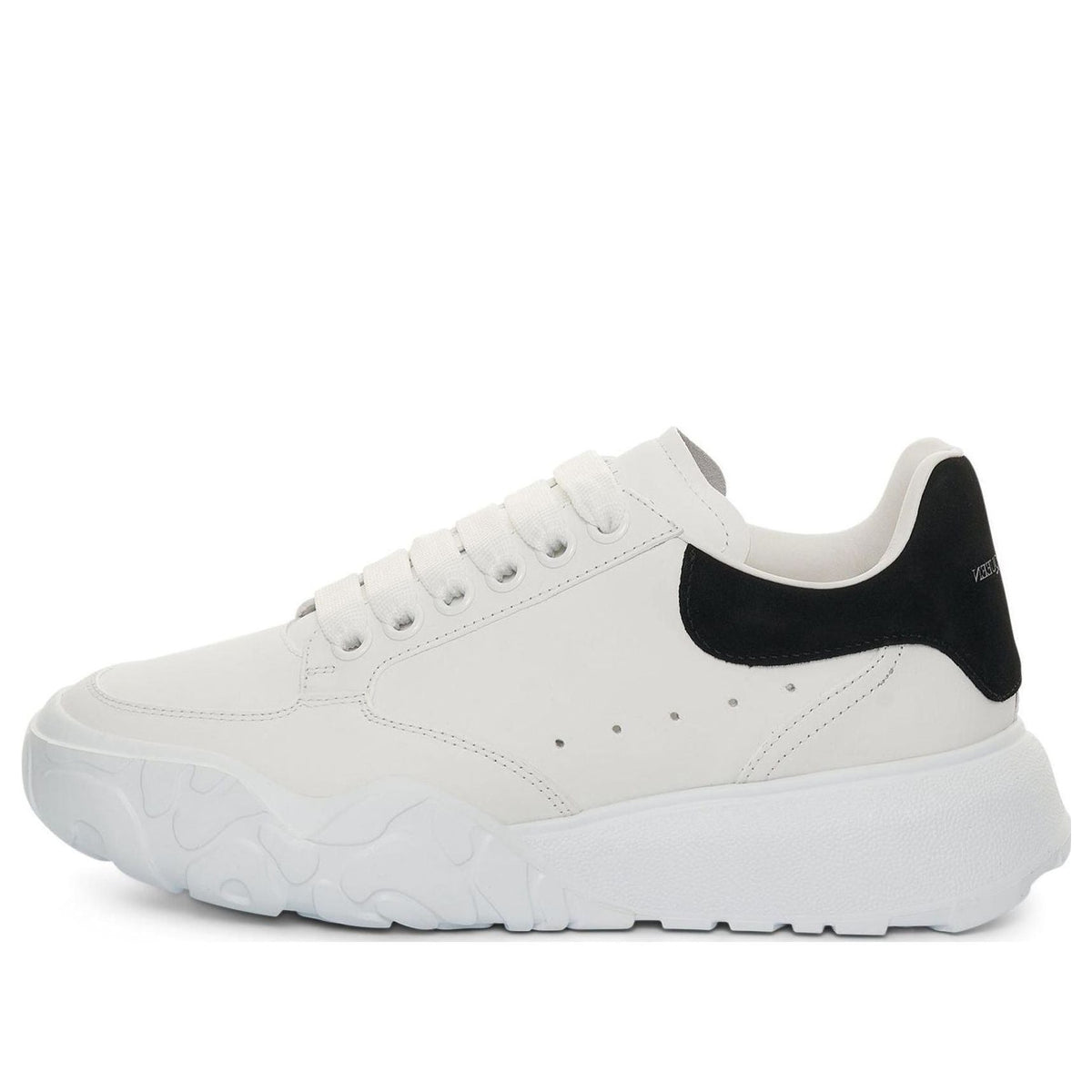 (WMNS) Alexander McQueen Oversized Court Trainer 'White Black' 633915WIA9A9061 #
