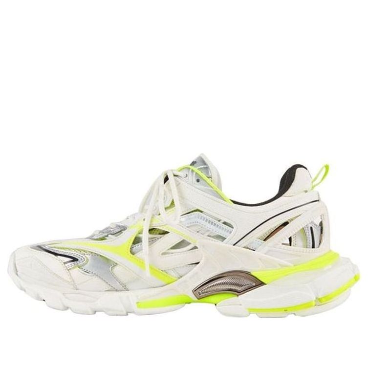 Balenciaga Track.2 Trainer 'White Fluo Yellow' 568614W2GN39073 #