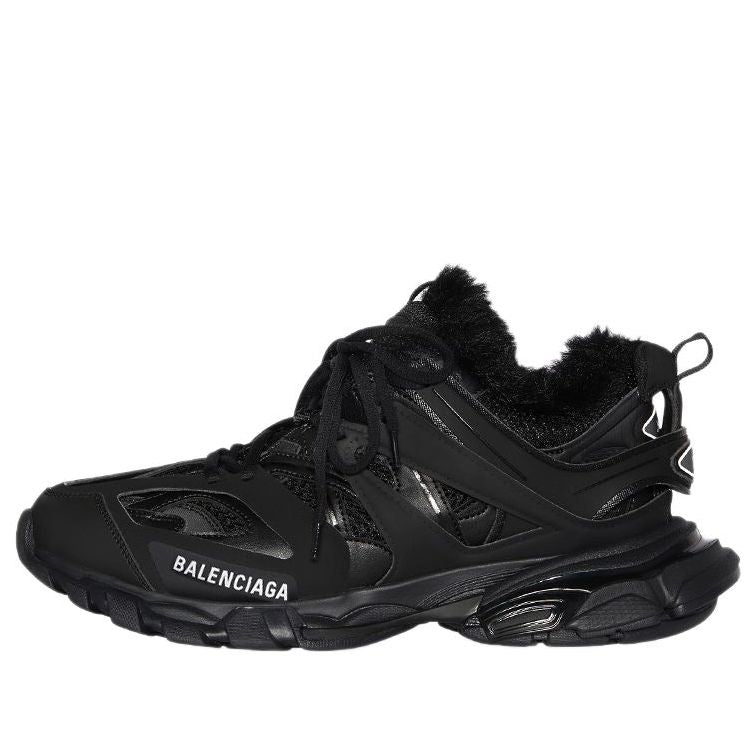 Balenciaga Track Sneaker 'Faux Fur Black' 668556W3CQ11000 #