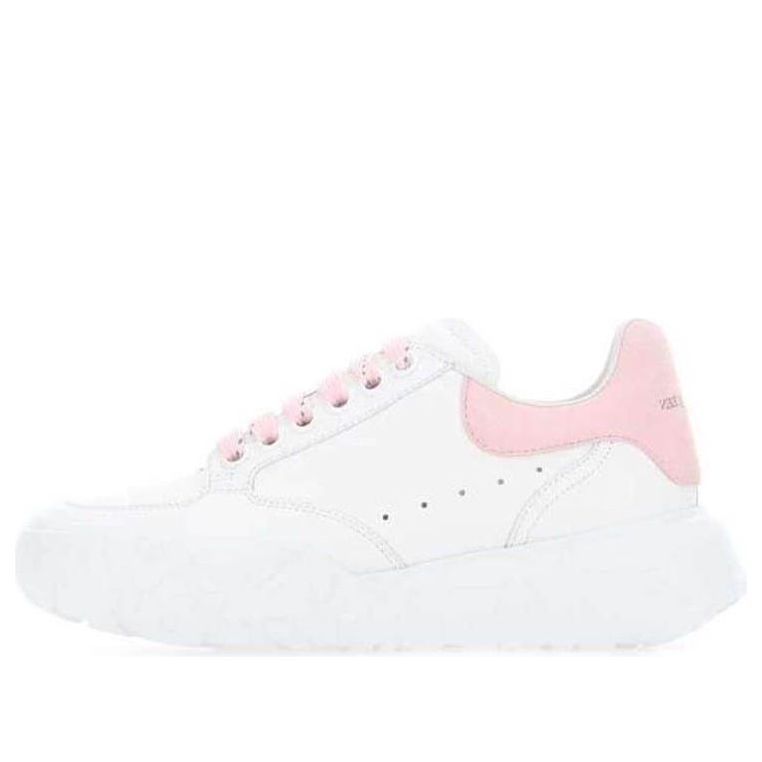 (WMNS) Alexander McQueen Oversized Court Trainer 'White Pink' 633915WIA9A9414 #
