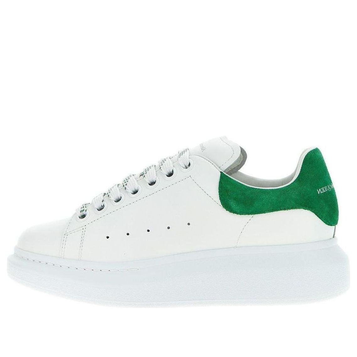 (WMNS) Alexander McQueen Oversized Sneaker 'Green White' 718139WIBN28846 #