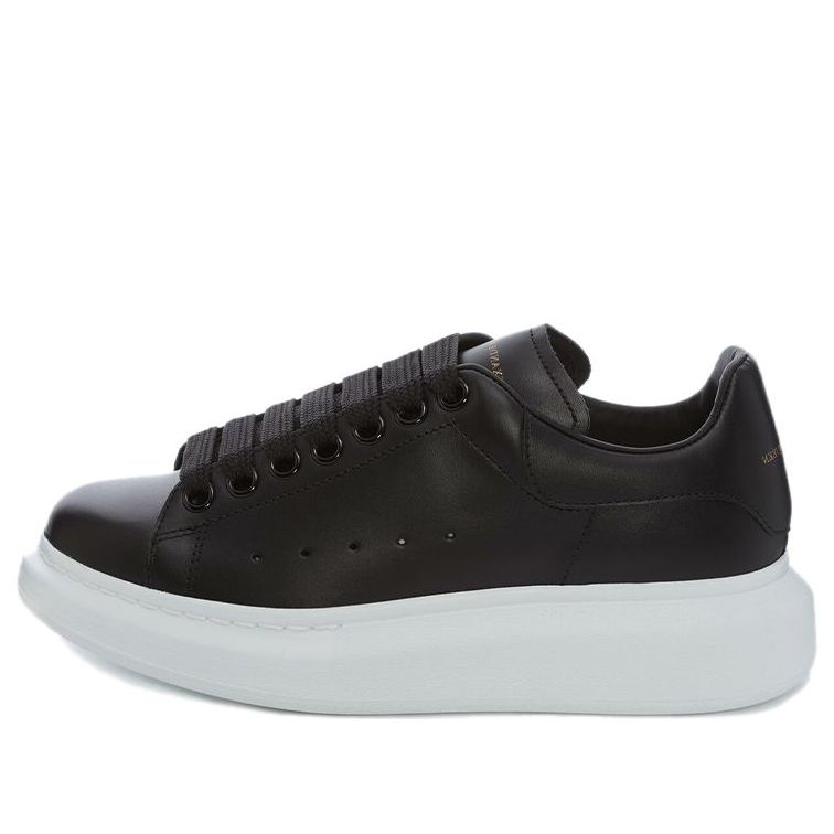 (WMNS) Alexander McQueen Oversized Sneaker 'Black' 462214WHGP01000 #