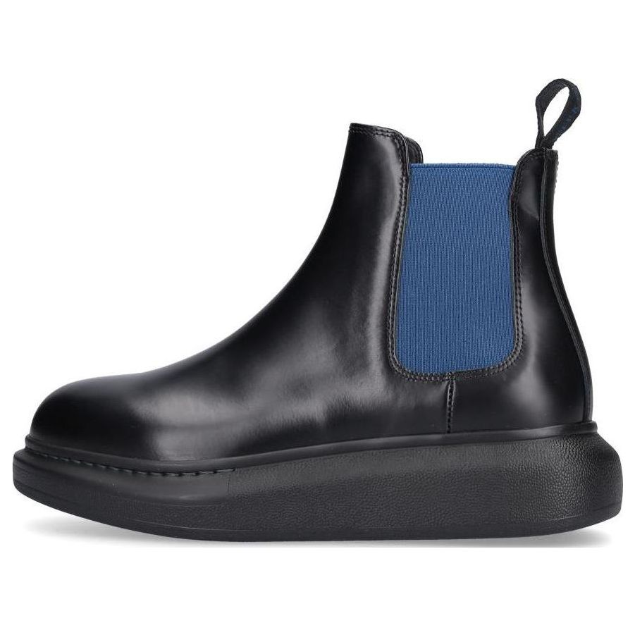 (WMNS) Alexander McQueen Hybrid Chelsea Boot 'Black Blue' 586398WHX561097 #