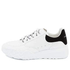 (WMNS) Alexander McQueen Court Trainer 'White Black' 633915WHZ969061 #