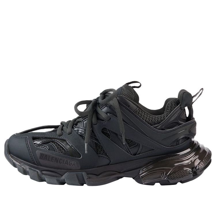 Balenciaga Track Clear Sole Low-Top Sports Shoes Black 647742W3BM11000 #
