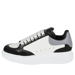 (WMNS) Alexander McQueen Larry Oversized Sensory Sneakers 'White Black Grey' 758982WIA5V1142 #