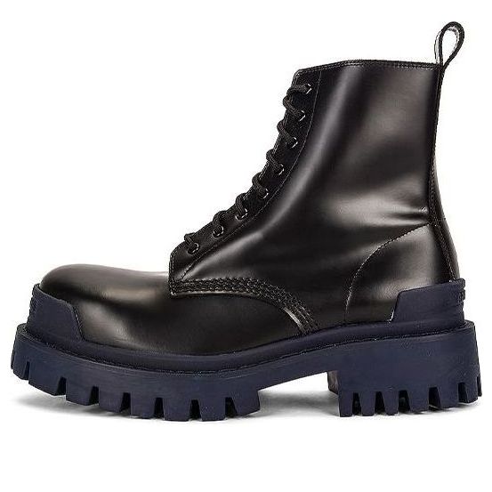 (WMNS) Balenciaga Strike Martin Boots Black/Blue 590974WA9671040 #
