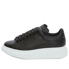 (WMNS) Alexander McQueen Oversized Sneaker 'Black' 553770WHGP01000 #