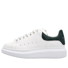 (WMNS) Alexander McQueen Oversized Low-Top Sneakers 'White Dark Green' 718139WIBN28936 #
