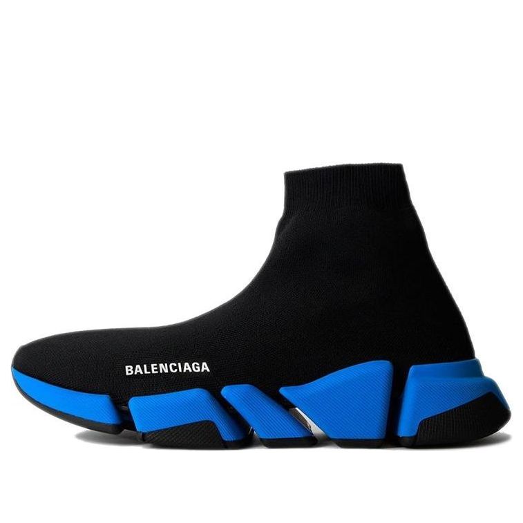 Balenciaga Speed 2.0 Sneaker 'Black Blue' 617239W2DB21041 #