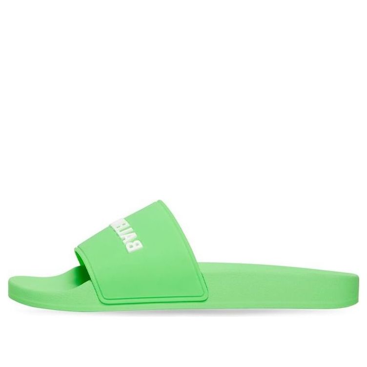 Balenciaga Pool Slides 'Fluo Green' 565826W1S823590 #