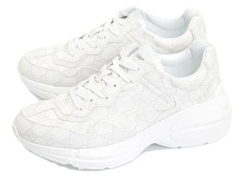 GUCCI Rhyton ' White Monogram '.