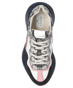 Gucci Rhyton " Beige blue monogram ".