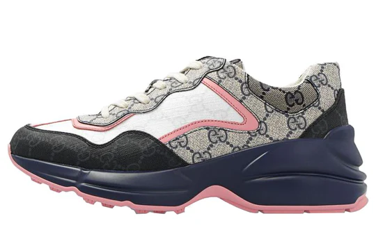 Gucci Rhyton " Beige blue monogram ".