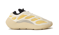 Adidas Yeezy 700 V3 Safflower Sneakers in Yellow & Black with Glow in the Dark Features